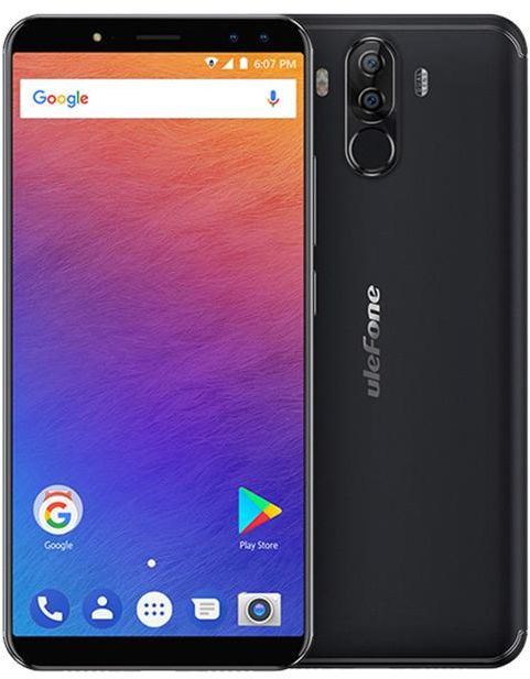 Smartfon UleFone Power 3S 4/64GB Czarny  (UF-P3S/BK                      )