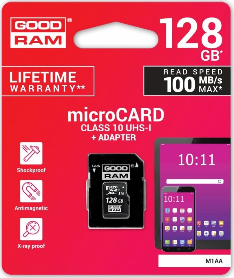 Karta GoodRam MicroSDXC 128 GB Class 10 UHS-I