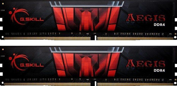 фото Память для настольных компьютеров G.Skill 32 GB (2x16GB) DDR4 2666 MHz Aegis (F4-2666C19D-32GIS)