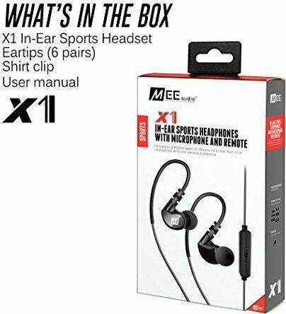 фото Навушники з мікрофоном Mee Audio X1 Black