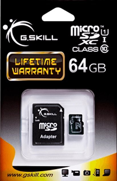 Karta G.Skill MicroSDXC 64 GB Class 10 UHS-I/U1  (FF-TSDXC64GA-U1)