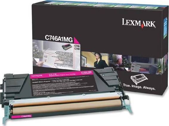 Toner Lexmark C746A3MG Magenta Oryginał  (C746A3MG)
