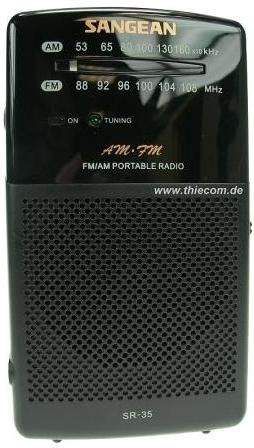 фото Радіоприймач Sangean SR35BK