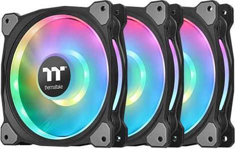 фото Вентилятор Thermaltake Riing Duo 14 RGB Black 3-pack (CL-F078-PL14SW-A)