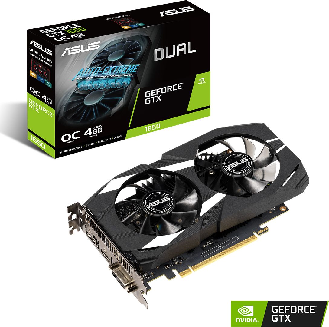 фото Відеокарта Asus GeForce GTX 1650 Dual OC (DUAL-GTX1650-O4G)