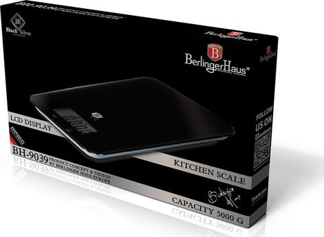 фото Ваги кухонні електронні Berlinger Haus BH-9039 Black