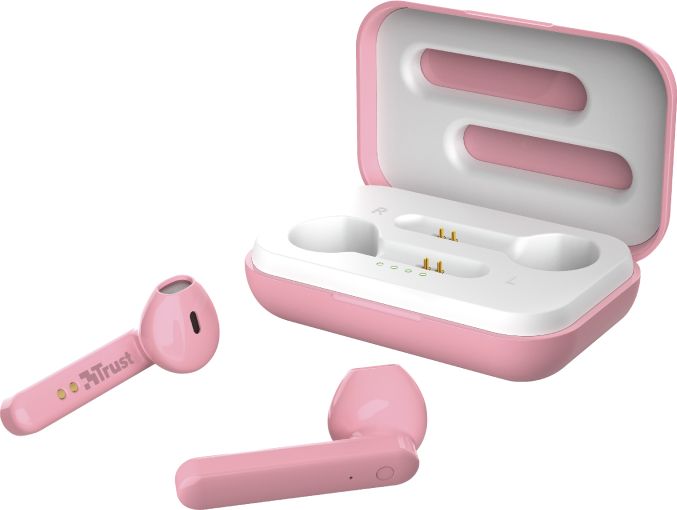 фото Навушники TWS Trust Primo Touch True Wireless Mic Pink (23782)