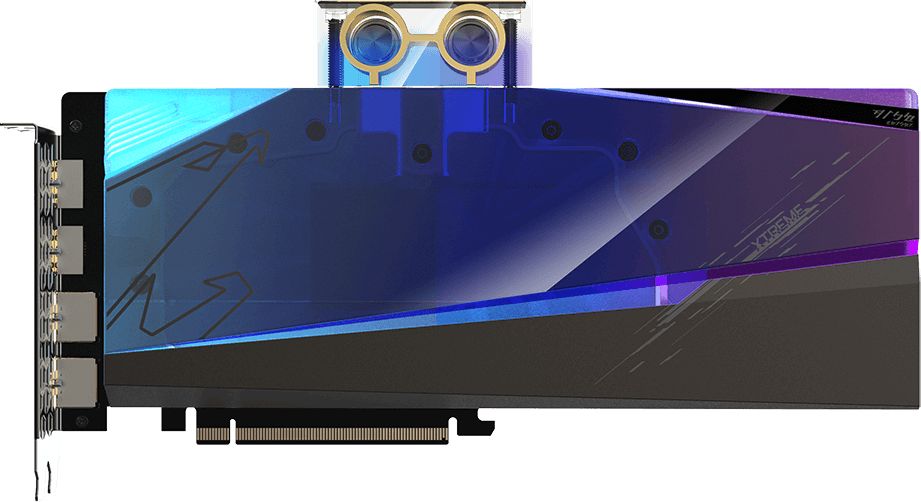 фото Відеокарта Gigabyte Aorus Radeon RX 6900 XT XTREME WATERFORCE WB 16G (GV-R69XTAORUSX WB-16GD)