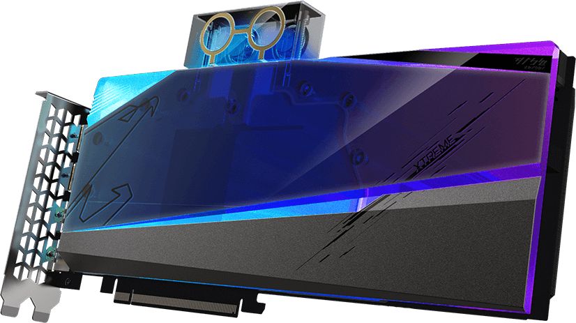 фото Відеокарта Gigabyte Aorus Radeon RX 6900 XT XTREME WATERFORCE WB 16G (GV-R69XTAORUSX WB-16GD)