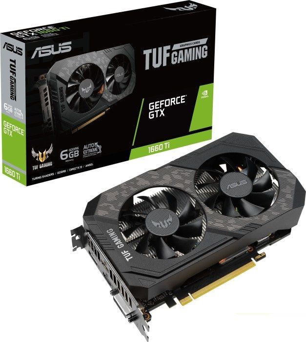 фото Відеокарта Asus TUF-GTX1660TI-T6G-EVO-GAMING