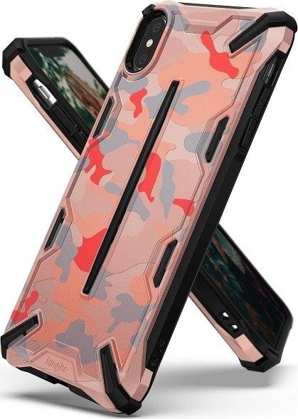 Ringke Ringke Dual X iPhone X/Xs różowy moro /camo pink DXAP0014