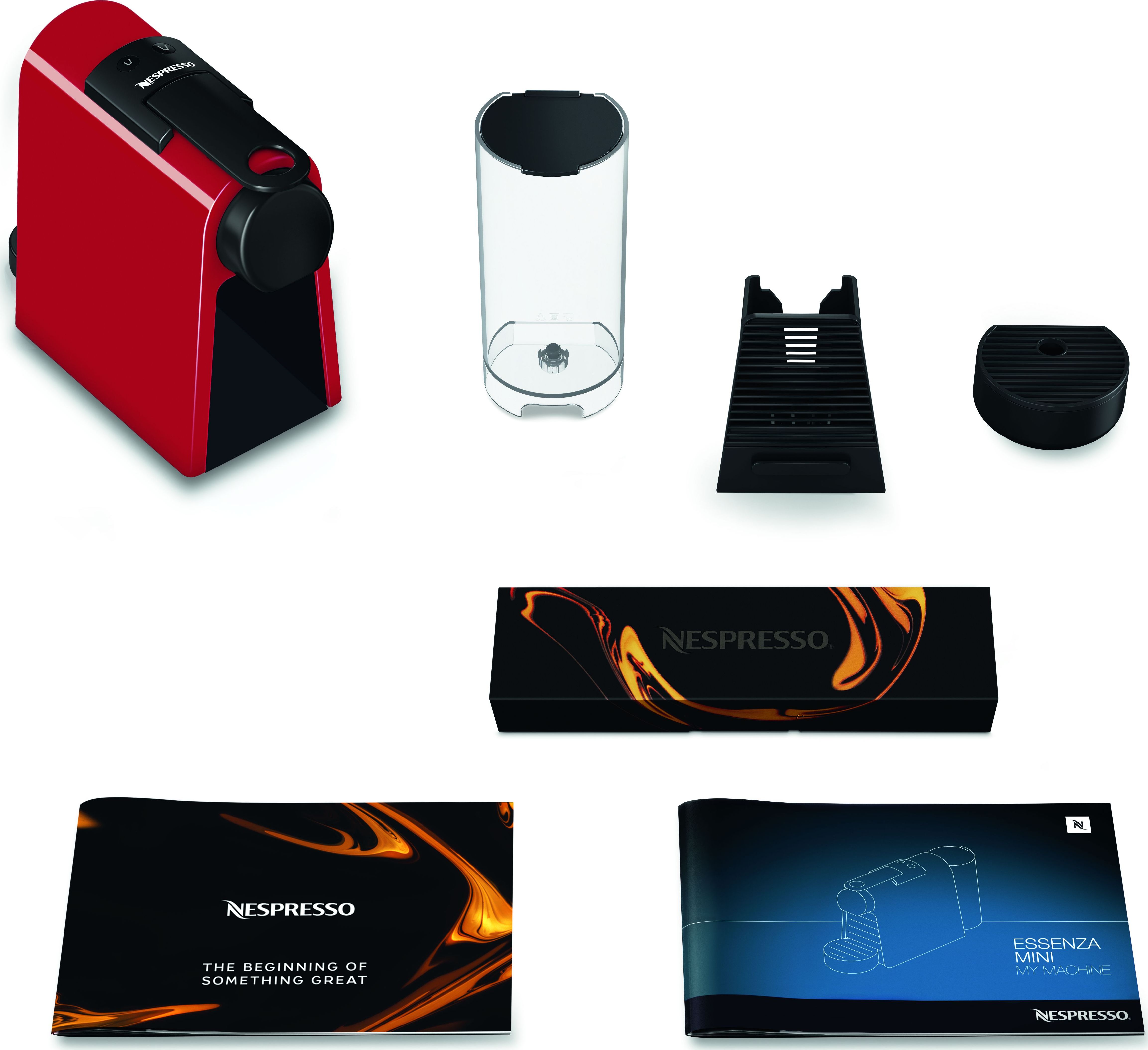 фото Капсульная кофеварка эспрессо Nespresso Essenza Mini D30 Red