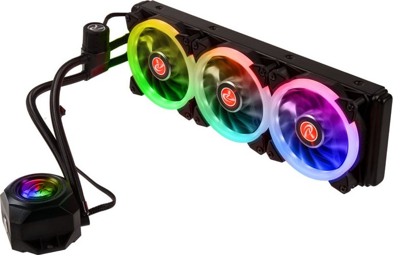 фото Водяне охолодження Raijintek Orcus RGB Rainbow Black (0R10B00103)