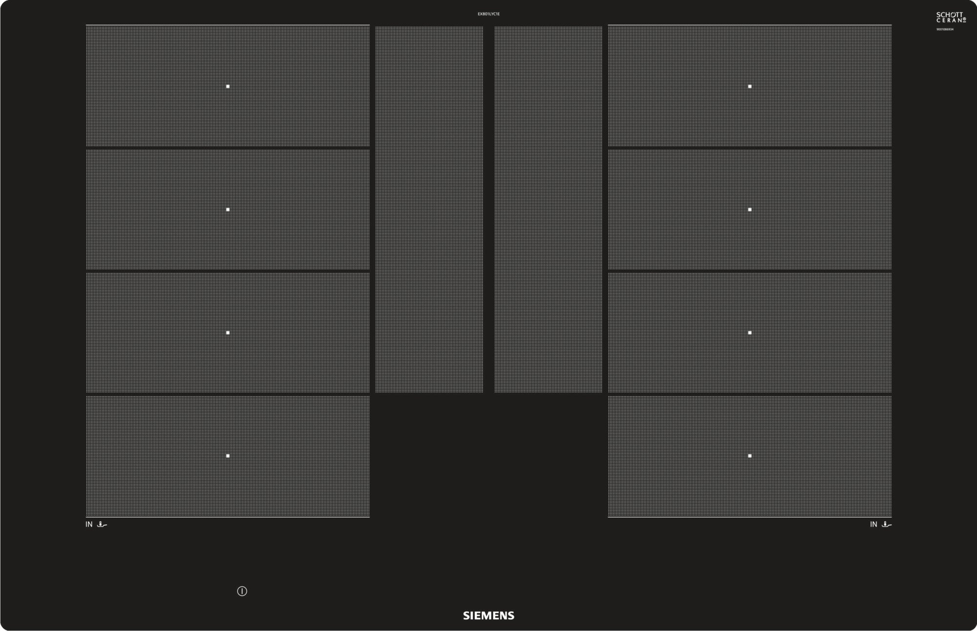 фото Індукційна варильна поверхня Siemens EX801LYC1E
