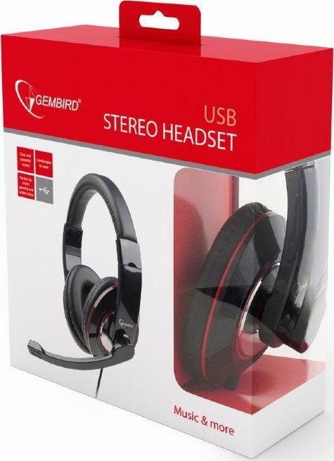 фото Навушники з мікрофоном Gembird MHS-U-001