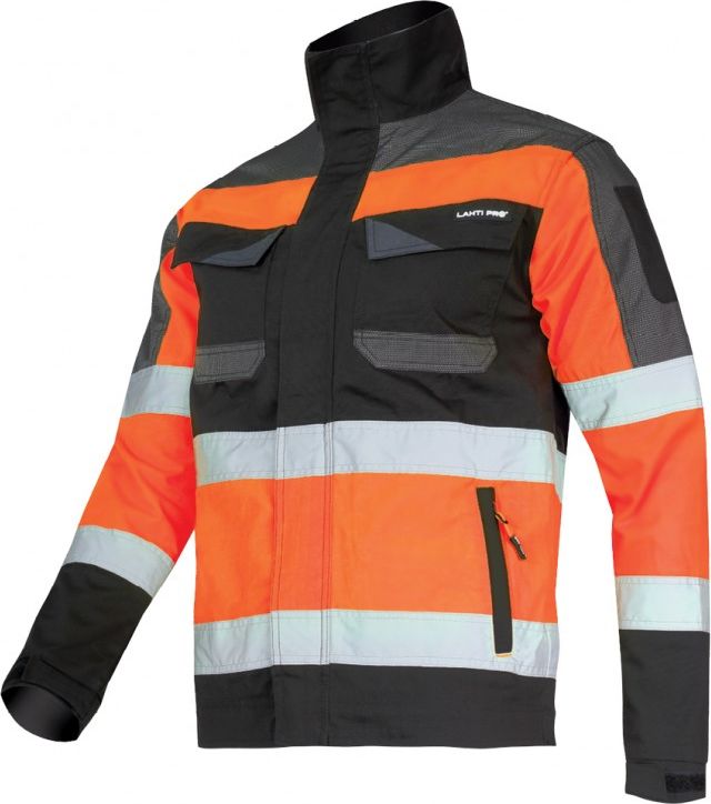 Lahti Pro Kurtka Ostrzegawcza Czarno-pomarańczowa XL (L4041204)