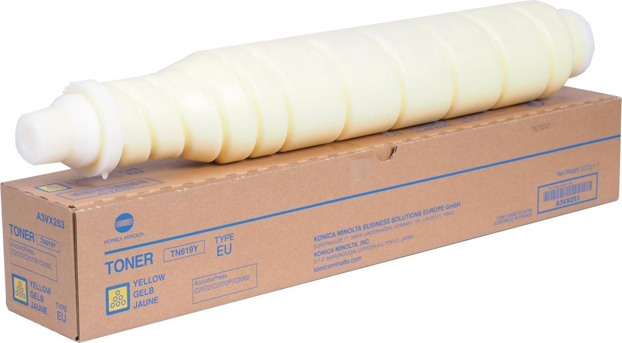Toner Konica Minolta TN-619 Yellow Oryginał  (A3VX253)