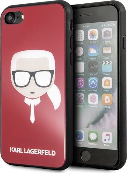 Karl Lagerfeld Etui KLHCPXDLHRE iPhone X/Xs czerwone