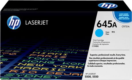 Toner HP 645A Cyan Oryginał  (C9731A)