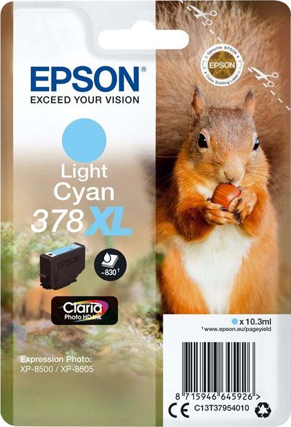 Tusz Epson Tusz 378XL Cyan (C13T37954020)