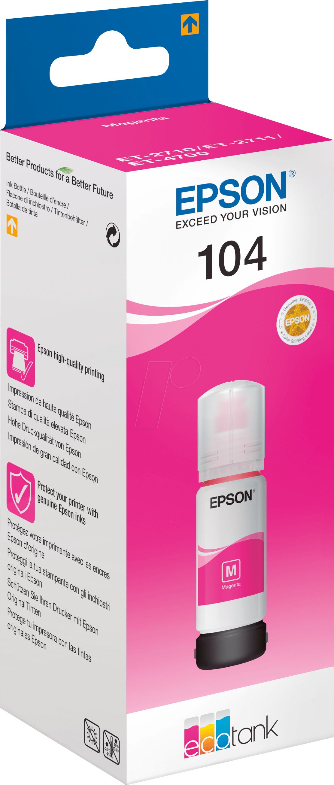 Tusz Epson Tusz Ecotank 104 Magenta