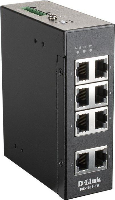 фото Комутатор некерований D-Link DIS-100E-8W