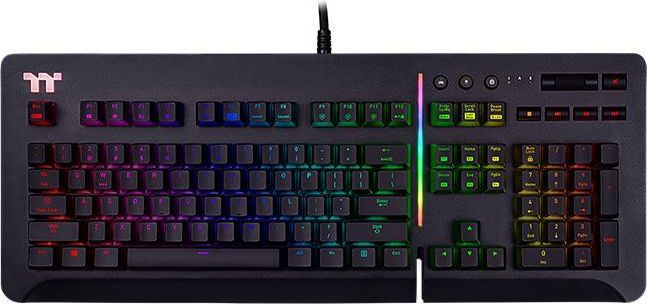 Klawiatura Thermaltake Level 20 RGB Black Green (KB-LVT-RGBRUS-01)