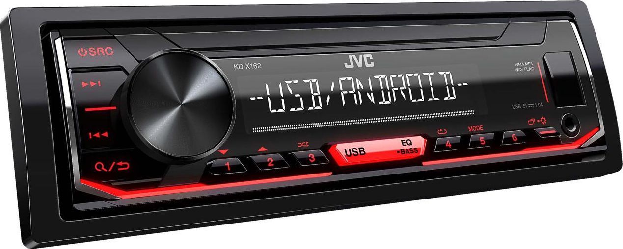 фото Бездискова MP3-магнітола JVC KD-X162