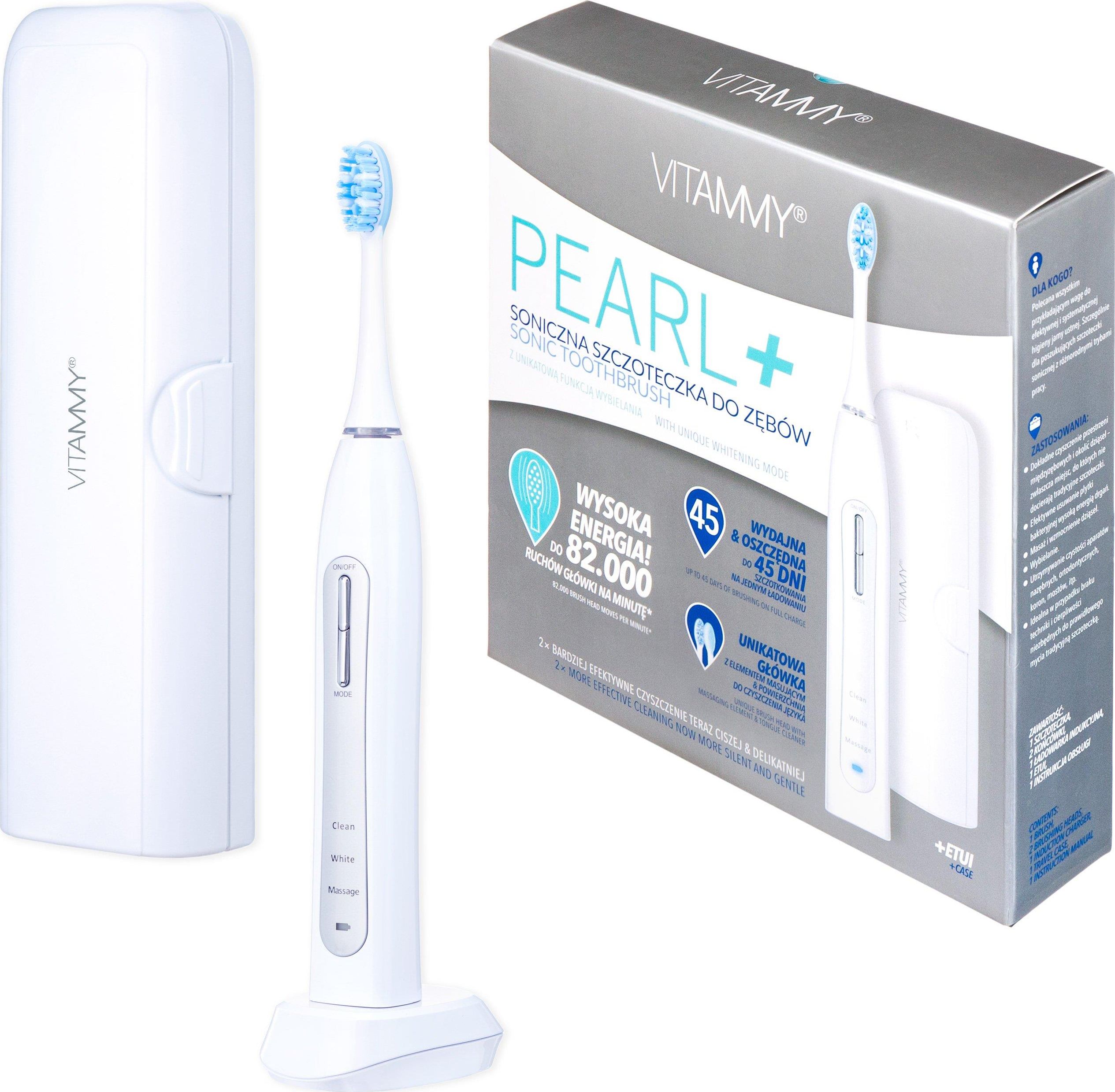 фото Електрична зубна щітка Vitammy Pearl+ White