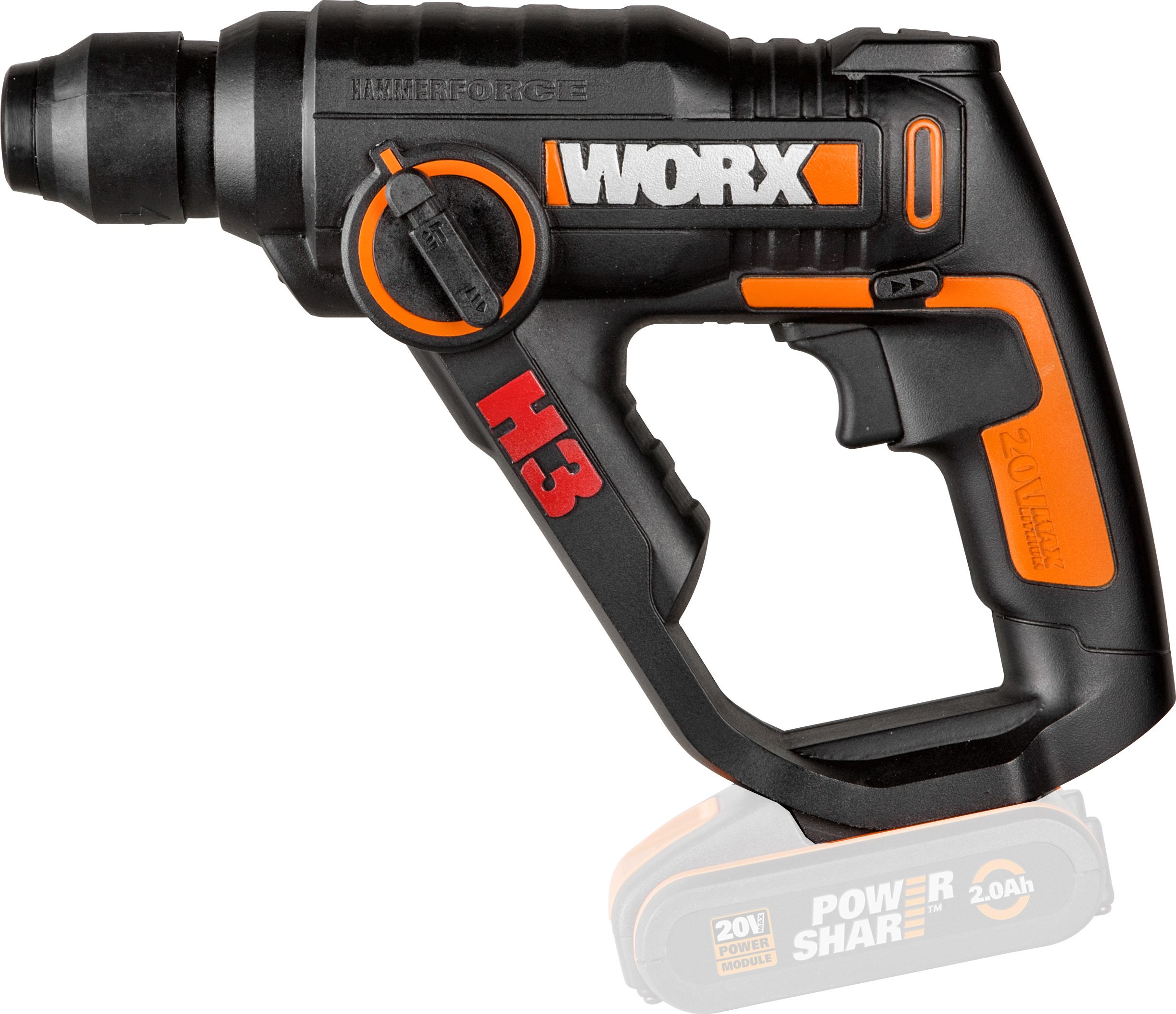фото Перфоратор Worx WX390.9