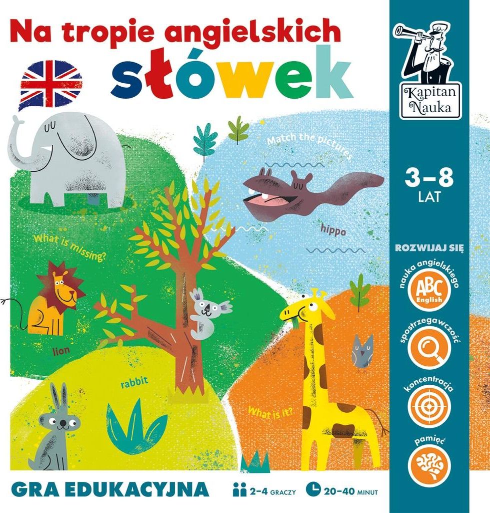 Edgard Gra edukacyjna - Na tropie angielskich słówek