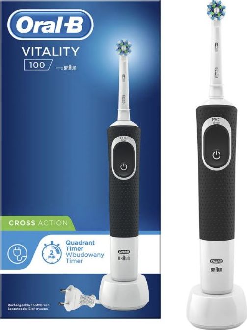 фото Електрична зубна щітка Oral-B Vitality 100 Cross Action Black