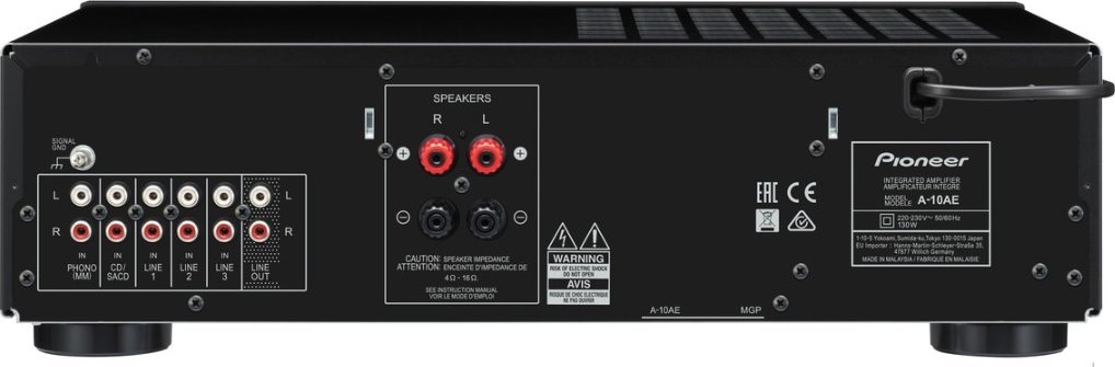 фото Интегральный усилитель Pioneer A-10AE Black