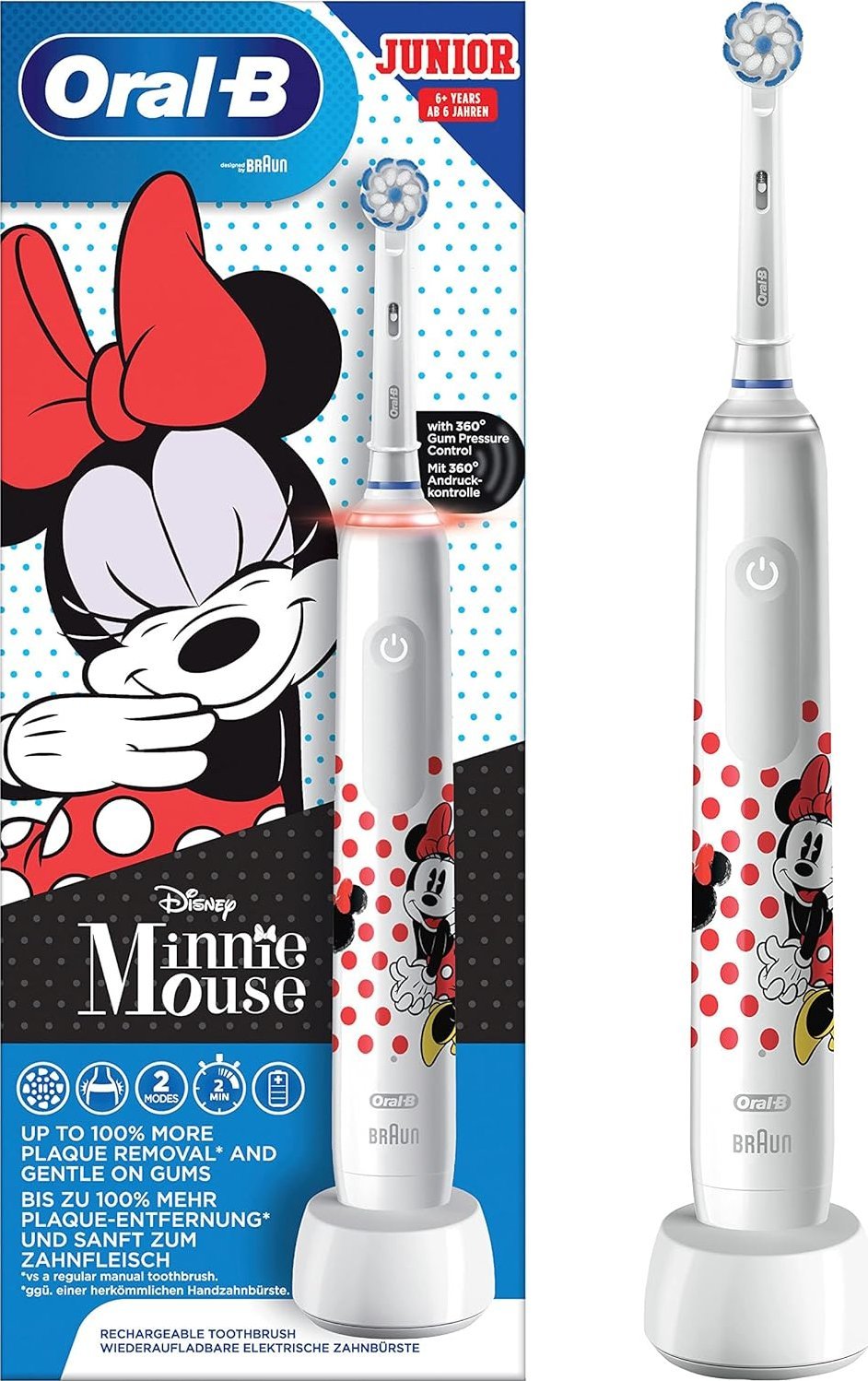 фото Електрична зубна щітка Oral-B Junior