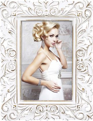 Ramka ZEP 13x18 Resin Portrait white