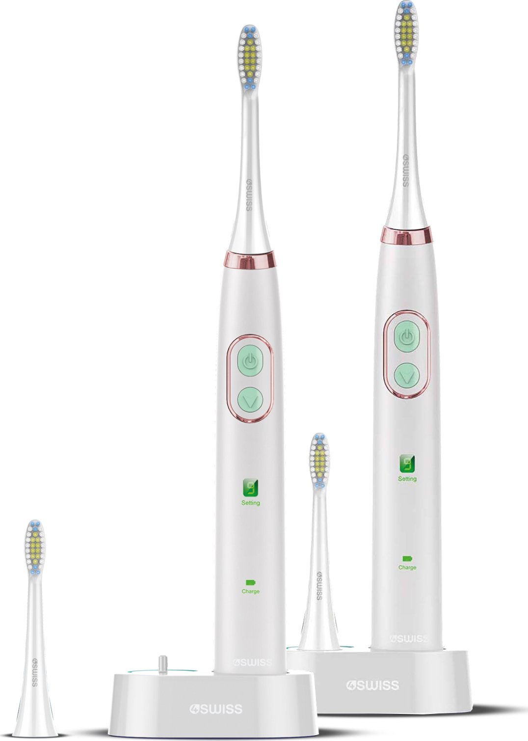 фото Електрична зубна щітка 4Swiss Sensitive Care ST212 Golden Edition White