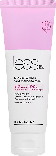 Holika Holika Pianka do mycia twarzy Less On Skin Redness Calming CICA Cleansing Foam oczyszczająca 150ml