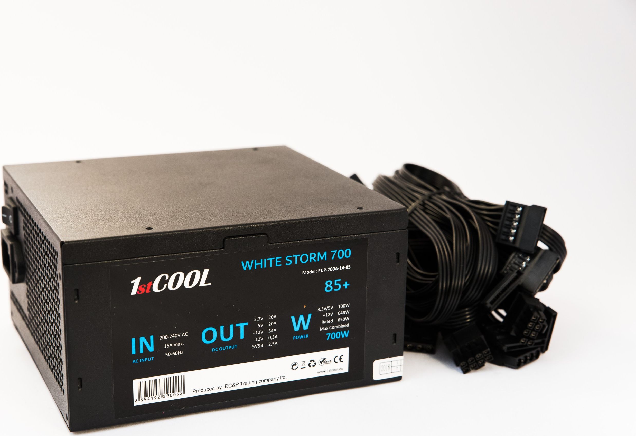фото Блок живлення 1stcool White Storm 700W (ECP-700A-14-85)