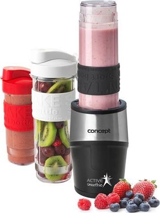 фото Фітнес-блендер Concept Smoothie Maker black SM3385