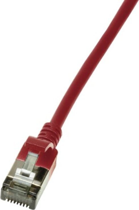 LogiLink LogiLink Patchkabel CAT6A STP TPE SlimLine rot 1,0m