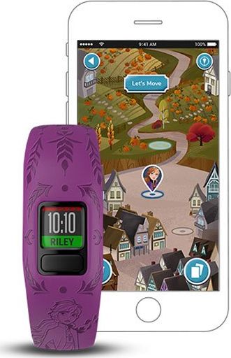 фото Фітнес-браслет Garmin Vivofit 2 Junior Disney Frosen 2 Anna (010-01909-19/69)