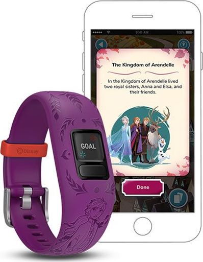 фото Фітнес-браслет Garmin Vivofit 2 Junior Disney Frosen 2 Anna (010-01909-19/69)