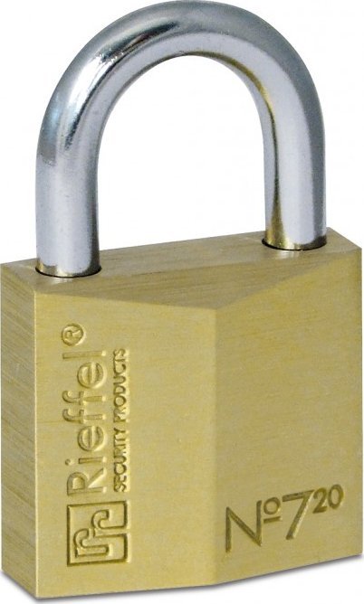 Rieffel Schweiz Rieffel Messing-Vorhängeschloss gl. schliessend KA01 Gr. 20