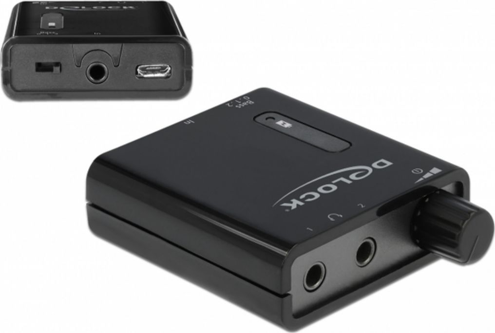 фото Портативний підсилювач для навушників Delock 64056