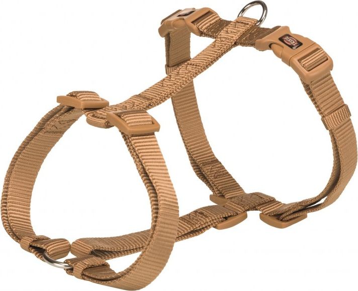 Trixie Szelki Premium, XS–S: 30–44 cm/10 mm, karmel