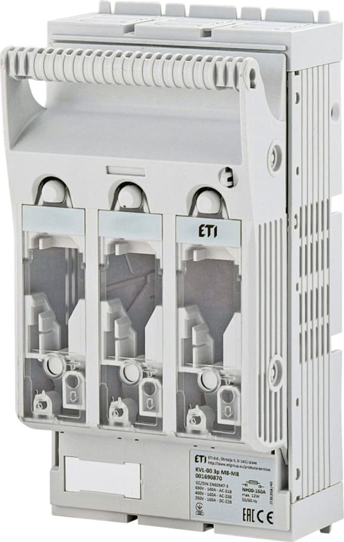 Eti-Polam Rozłącznik bezpiecznikowy KVL-00 3p M8-M8 001690870