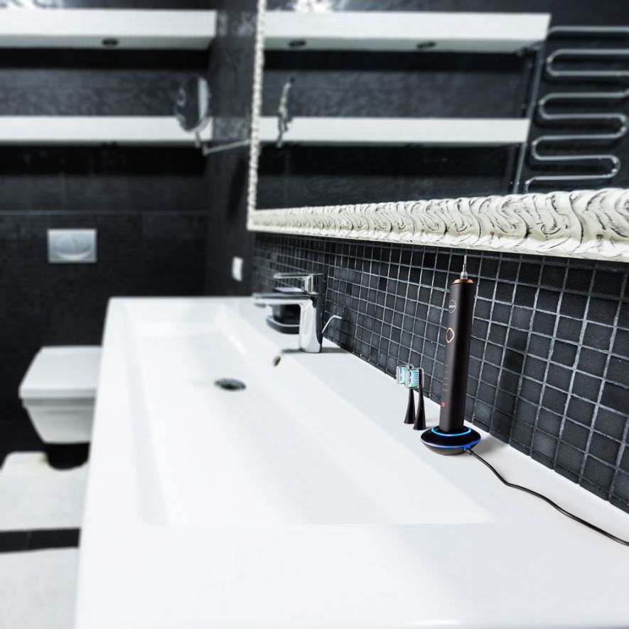 фото Електрична зубна щітка Eldom Sonic SD200C Black