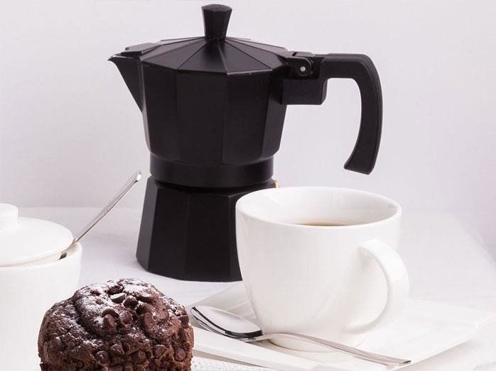 фото Кавоварка гейзерна Domotti Classic 9tx Black