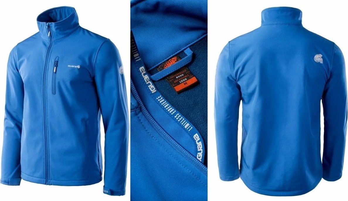 Kurtka męska Iguana SOFTSHELL RACO NAUTICAL BLUE XXL