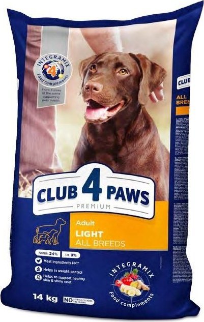 Club 4 Paws CLUB4Ł PIES 14kg LIGHT